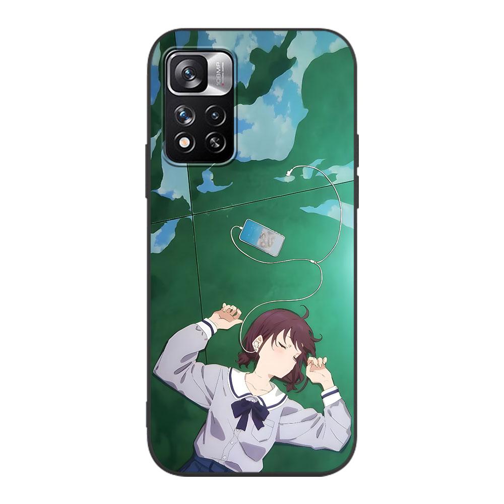 Mädchenband Cry Hülle für Xiaomi Redmi 10A 10C 9C 12C 9A 9i 10 12 9 Prime 9T K40 Pro Schwarze Weiche TPU Handytasche Hülle