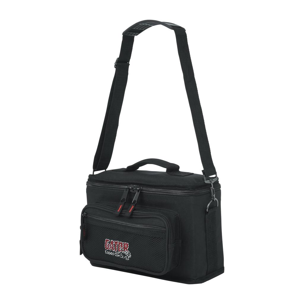 Gator Cases Nylon Carrying Bag for GM Series GM-4 Dynamic Microphones, Holds 4 [Shoulder Strap Included] [Official Japanese Product]