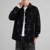 Corduroy Work Shirt for Men Spring and Autumn New Retro Loose Long-sleeved Printed Fashionable Shirt Jacket