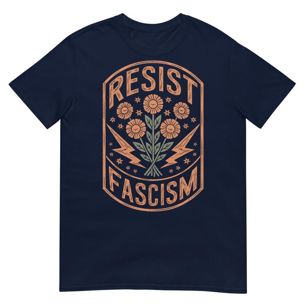 Resist Fascism Protest Trump Anti Trump TShirt S