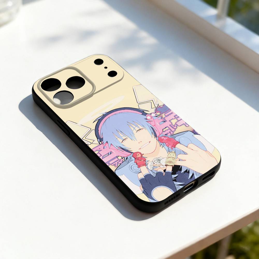 Aoba Seragaki D-DRAMAtical Phone Case For iPhone 17,16,15,14,13,12,11,Pro,Max,Plus,E,SE4,Air,Mini Black Soft Cover