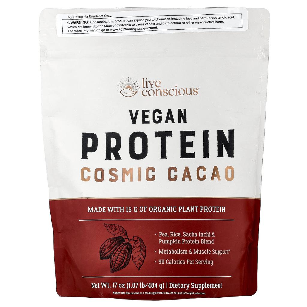 Vegan Protein, Cosmic Cacao, 484G(1.07Lb)