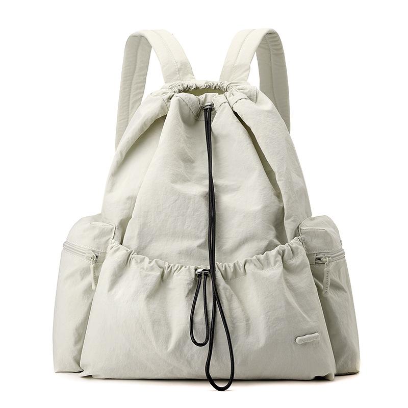 New Women's Large Capacity Backpack Drawstring Lightweight Sports Badminton Bag