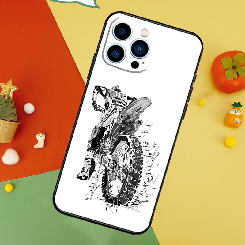 Freestyle Motocross Sport Telefoncover Til iPhone 17 Pro Max16 15 14 13 11 12 Pro Max Plus 12 13 Mini 16e 17 Air Cover