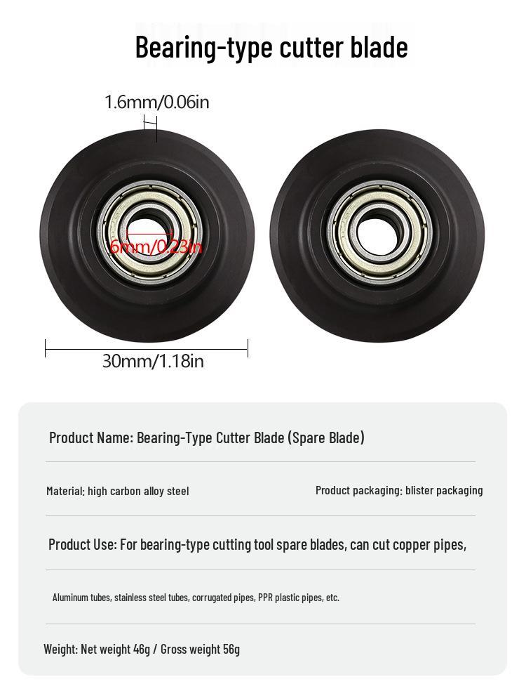 Multi-Material Pipe Cutter: Cuts PVC, Copper, and Stainless Steel Pipes