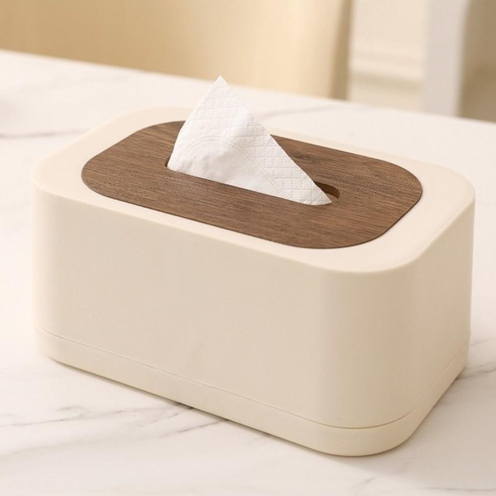 Waterproof Tissue Box Plastic Paper Towel Organizer Multi Functional Toilet Paper Holder Hotel Use