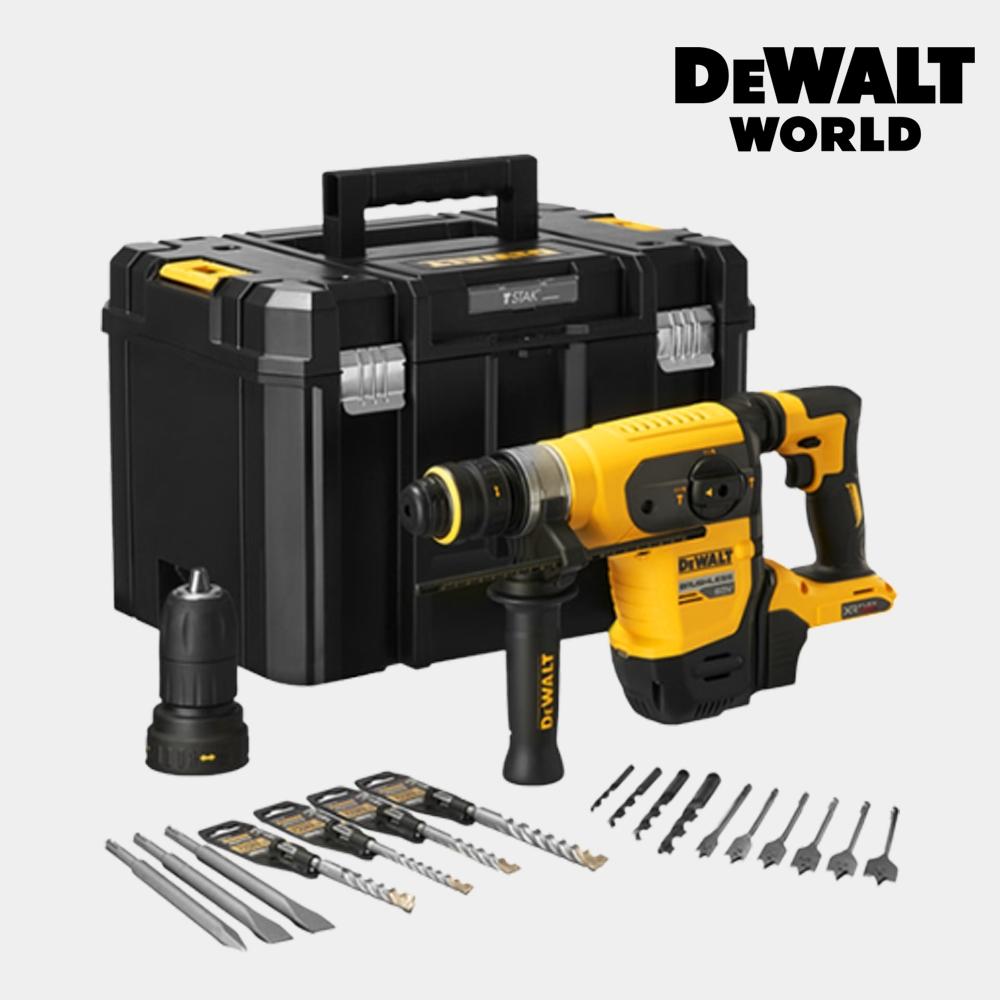 

Перфоратор DeWalt DCH417N, 60 В, бесщеточный, SDS PLUS, 4 кг, ударная дрель, инструмент «Медведь»
