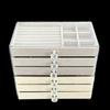 3-Layer Flannel Jewelry Box High-Capacity Earrings Necklaces Storage  Home Storage