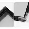 Foldable PVC Transparent Menu Cover Metal Corners Menus Price Display Book  Bar Cafe