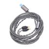 Replacement Sound Upgrade Cable 4 Core Silver Plated Copper with 3.5mm 2.5mm 4.4mm Plug for