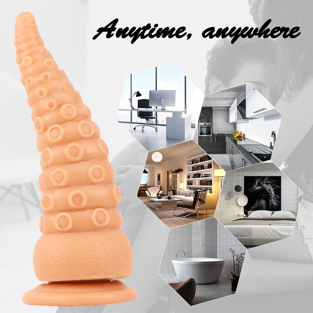 Anal Dildo Octopus Tentacles Big Butt Plug With Suction Cup Prostate Vaginal Massage Anal Plug Sex Toys For Women Men 18+