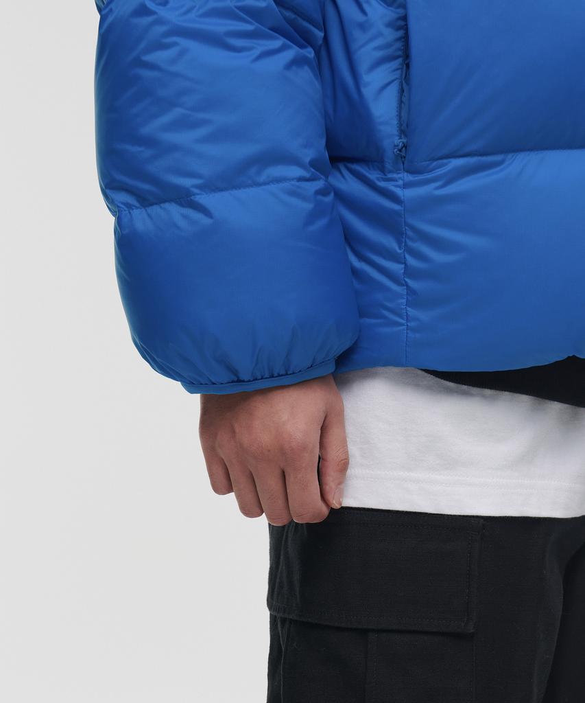 Musinsa Standard Ripstop Hooded Down Short Padded Jacket [Blue]