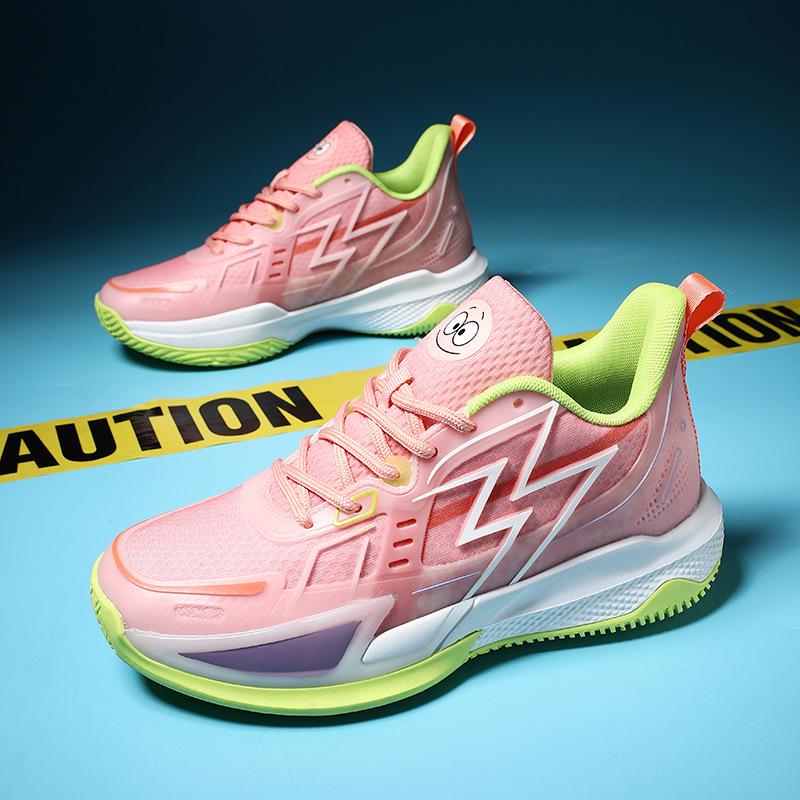 

2025 новые популярные баскетбольные кроссовки сетчатые дышащие резиновая подошва беговые спортивные кроссовки мужские и женские нескользящие кроссовки для бега 45