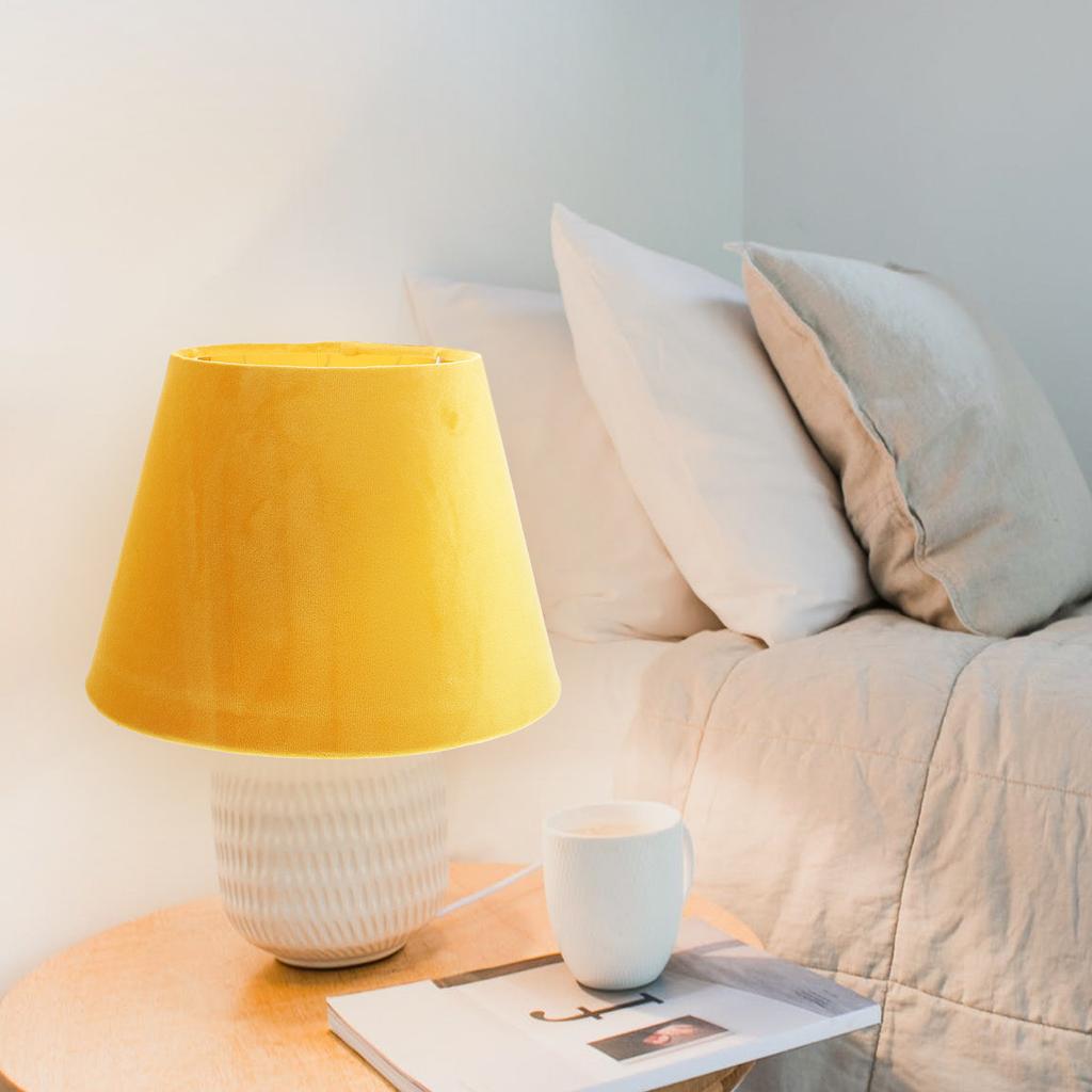 1Pcs Gold Lampshade Simple Cloth Light Cover Decorative Lamp Shade for Living Room Bedroom Housewarming Gift Simple Lampshade
