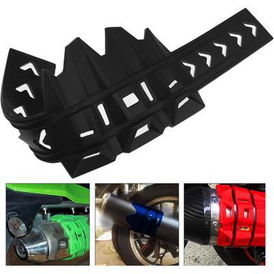 Universelle Auspuffschutzabdeckung Motorrad Auspuff Schalldämpfer Schalldämpfer Schutzabdeckung für Motocross Dirt Pit Bike
