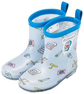 Skater Rain Boots Shoes Boots for Children Doraemon Sanrio Line Design with Reflective Tape 15cm RIBT15-A
