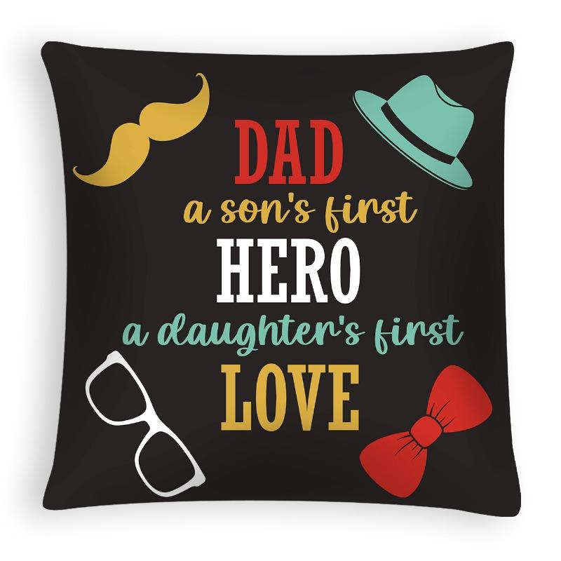 New Father's Day Pillowcases Are Stably Available for Holiday Home Sofa Cushions with Letter Prints