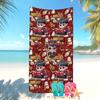 Fantasy Magic Character Pattern Microfiber Large Towel For Children Beach Swimming Shower
