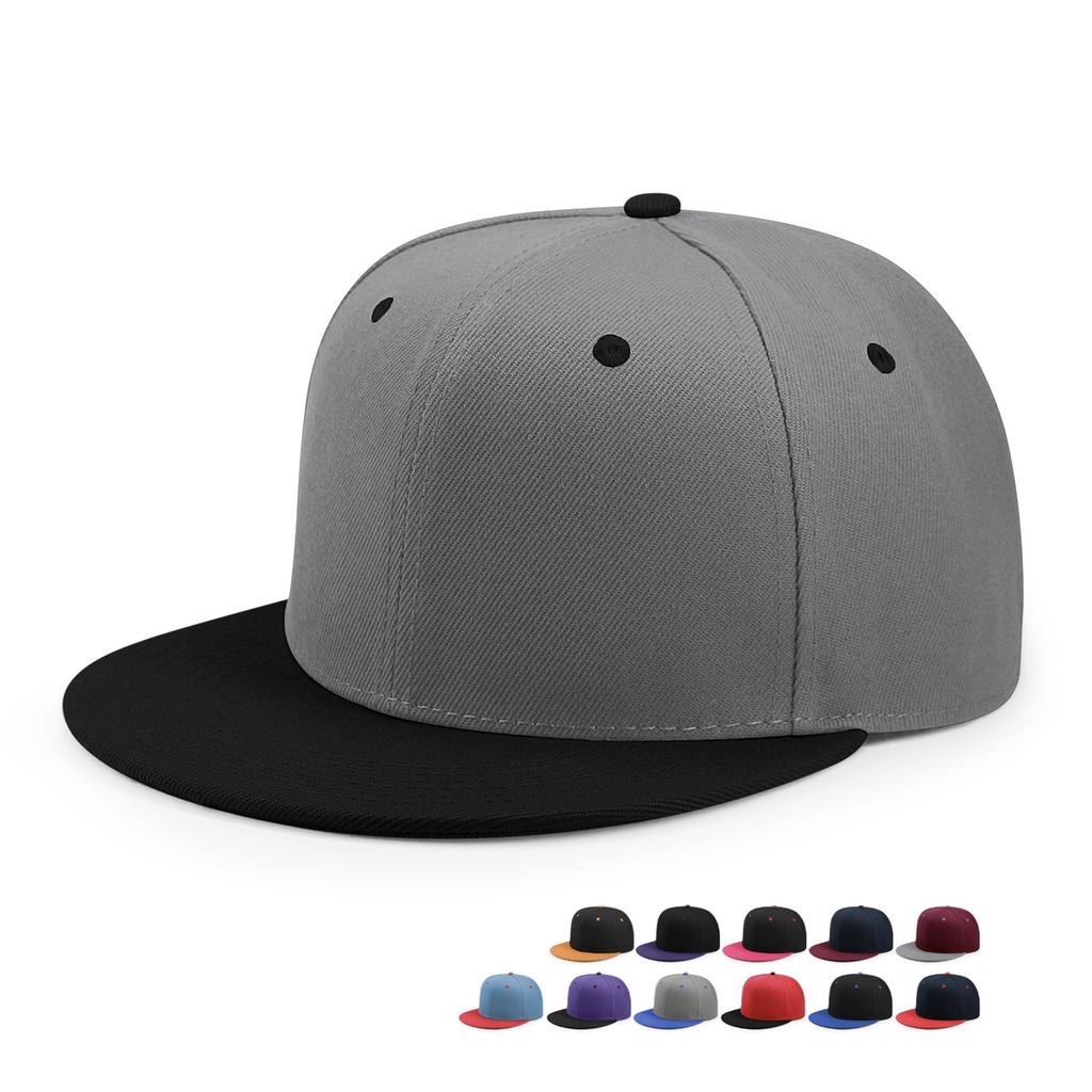Outdoor 6-panel Flat Brim Hip-hop Sports Hat Custom Printed 3D Embroidered snapshot Hat Men and Women