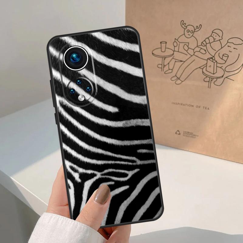 Zebra Skin Print For Honor Magic 8 Pro 5 6 7 Lite Case For Honor Win RT 200 400 50 70 90 X8b X9a X9b X9c X9d