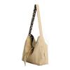 Plain Easy Reversible Shoulder Bag - Leopard Black