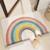 Dajiang Fresh Rainbow Bathroom Floor Mat