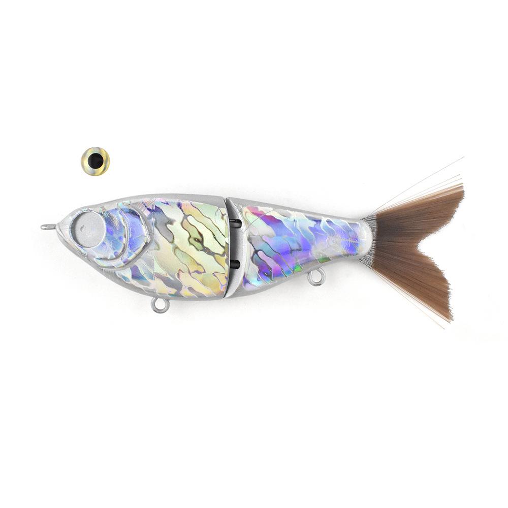 120Mm/16.1G Multi-Section Bait Bronzing Body Diy Color Luya Bait Hard Bait Bionic Bait Abs Sea Fishing Multi-Section