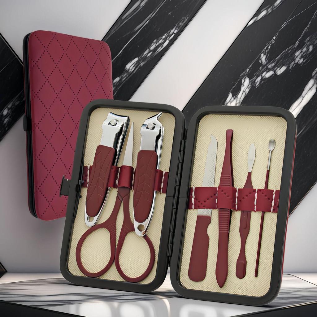 20-Piece Stainless Steel Nail Art Set: Clippers, Cuticle Trimmer, Pliers, Pedicure Knife, Scissors