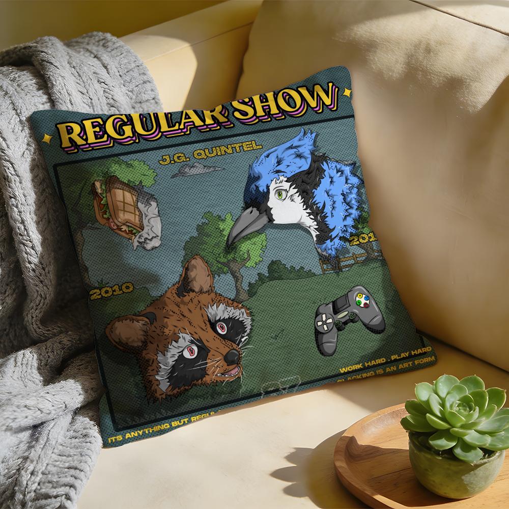 Cushion Cover Washed Linen Soft Breathable Decorative Case for Sofa Home Pillow cover RRegular SShow