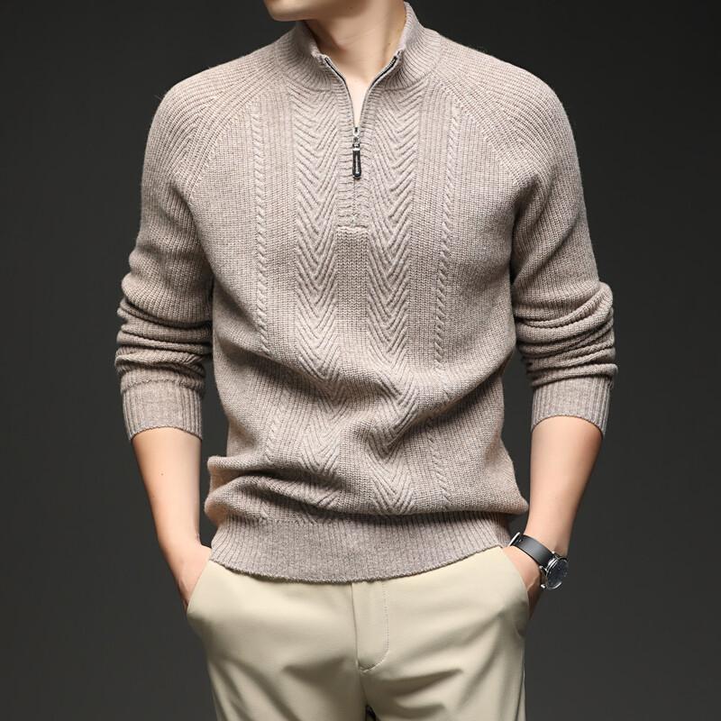 IMAGINEX Men's Old Money Style Thickened Wool Sweater