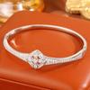 sand gold jewelry buckle diamond-encrusted copper-plated  women's light luxury high-end imitation gold does not fade for a long time 