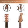 Gitarren-Wandhalterung 2er-Pack, Gitarrenaufhänger aus Schwarznussholz, U-förmige Gitarren-Wandhalterung, Gitarrenhalter Hakenständer Wand für Akustik