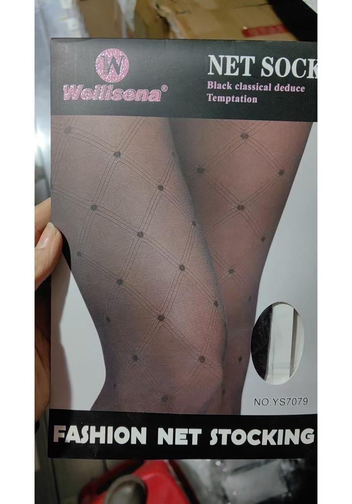 Little Love Polka Dot Stockings Women'S Summer Thin Women'S Black Silk Large Size Stockings One-Piece Stockings Emotional Abstinence