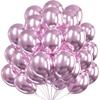 5/10/12inch Metal Purple Balloons Chrome Silver Blue Rose Gold Balloon Graduation Birthday Wedding Party Decorations