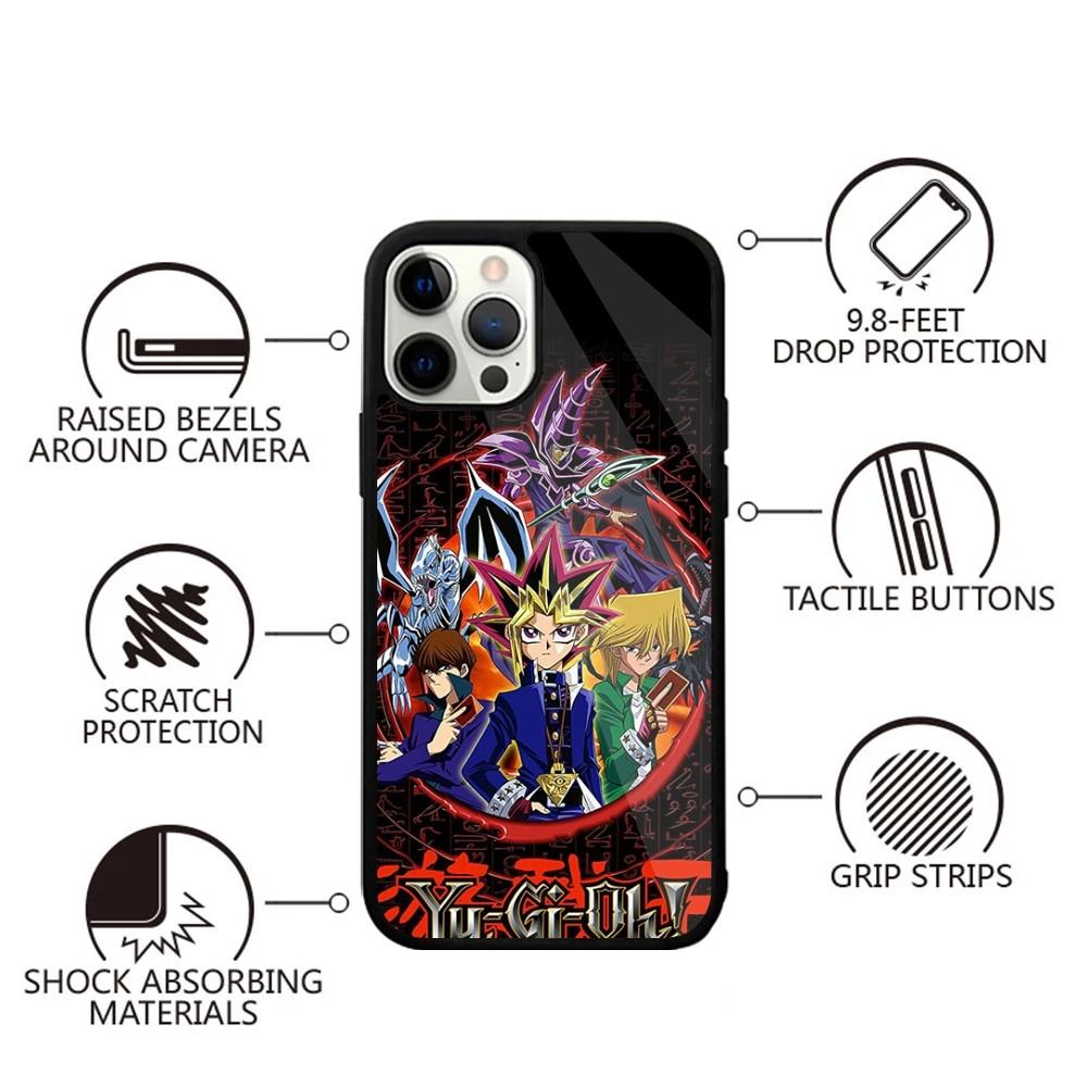 Anime Y-Yu-Gi-Oh Phone Case For iPhone 16,15,14,13,12,11,Plus,Pro,Max,Mini Magsafe Magnetic Wireless Charging
