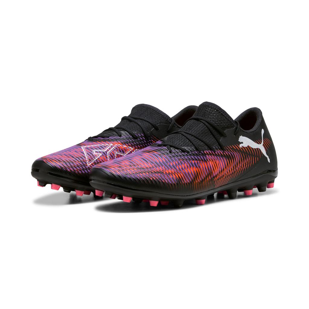 Puma Future 8 Match Soft Comfortable Soccer Shoes Unisex Soccer Shoes Purple Black 108373-01