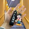 Disney Character Keychain Cute Minnie And Daisy Backpack Pendant Rubber Charm