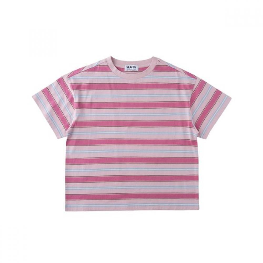 

LiTTle Ground Mass STripe Daily T shirT 7631g 332 07 PINK/165