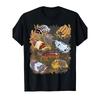 Isopod Collection Unisex Graphic T-Shirt - Black Streetwear Tee with Colorful Isopod Design, Short Sleeve Casual Shirt