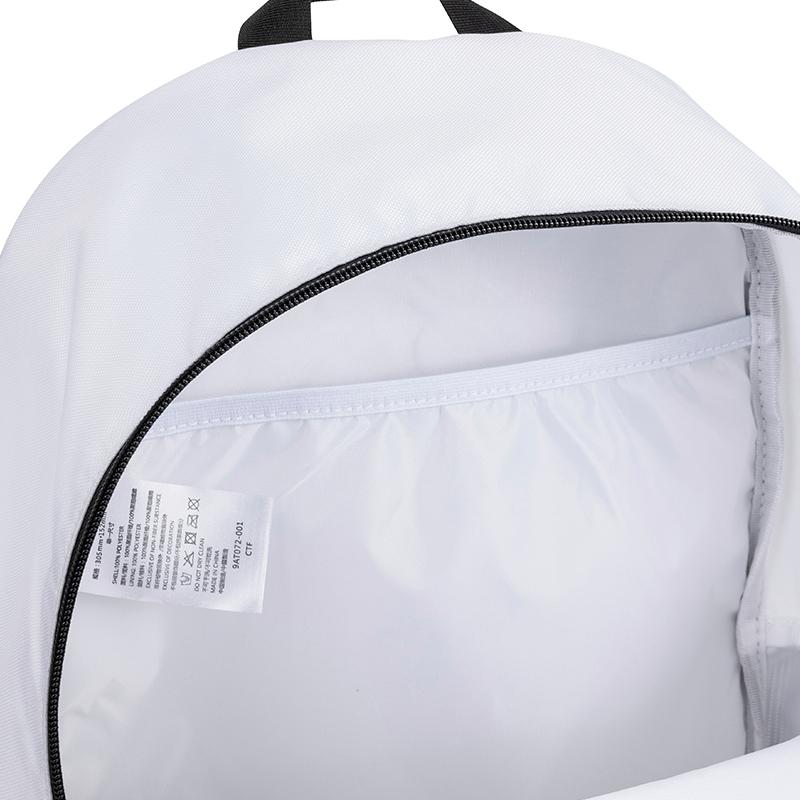 Nike Polyester Backpack Unisex White/Black/Gray Casual N32433014GS-001