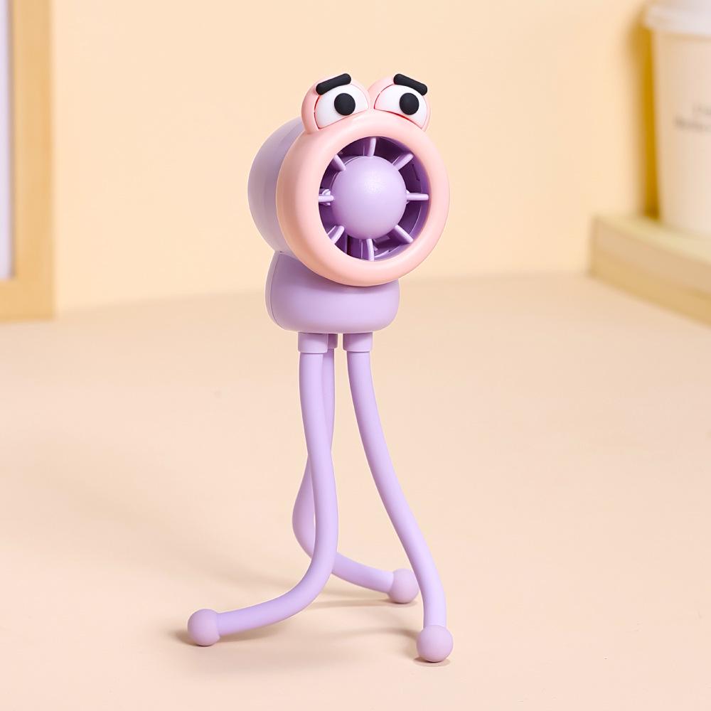 Octopus Mini USB Desktop Fan: Portable Cartoon Electric Fan for Students 500mAh