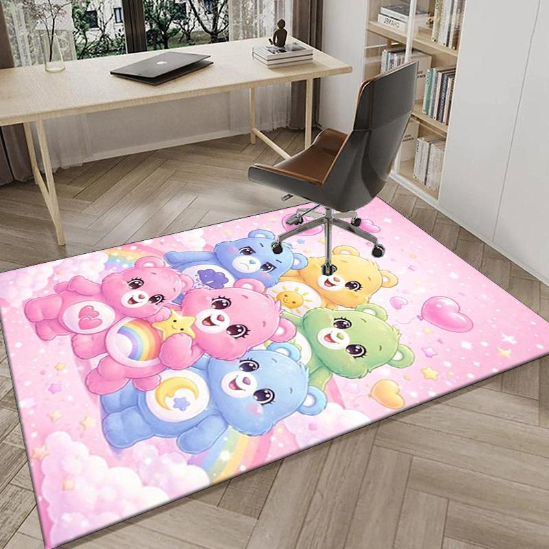Love Bears Cozy Night Carpet, Chair Rug,Rug for Office Bedroom living rooms, Doormat decor Fan Gift Christmas Gift