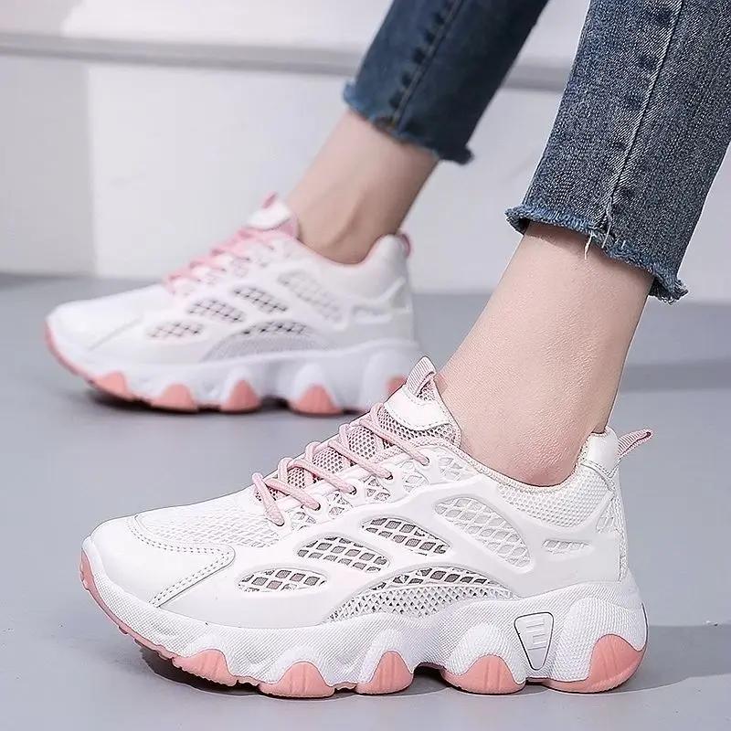 Mesh Breathable Summer Cheap Ladies Footwear On Sale Daily Routine 2025 New Designer Luxury 39 Walking Stylish In Women's Shoes
