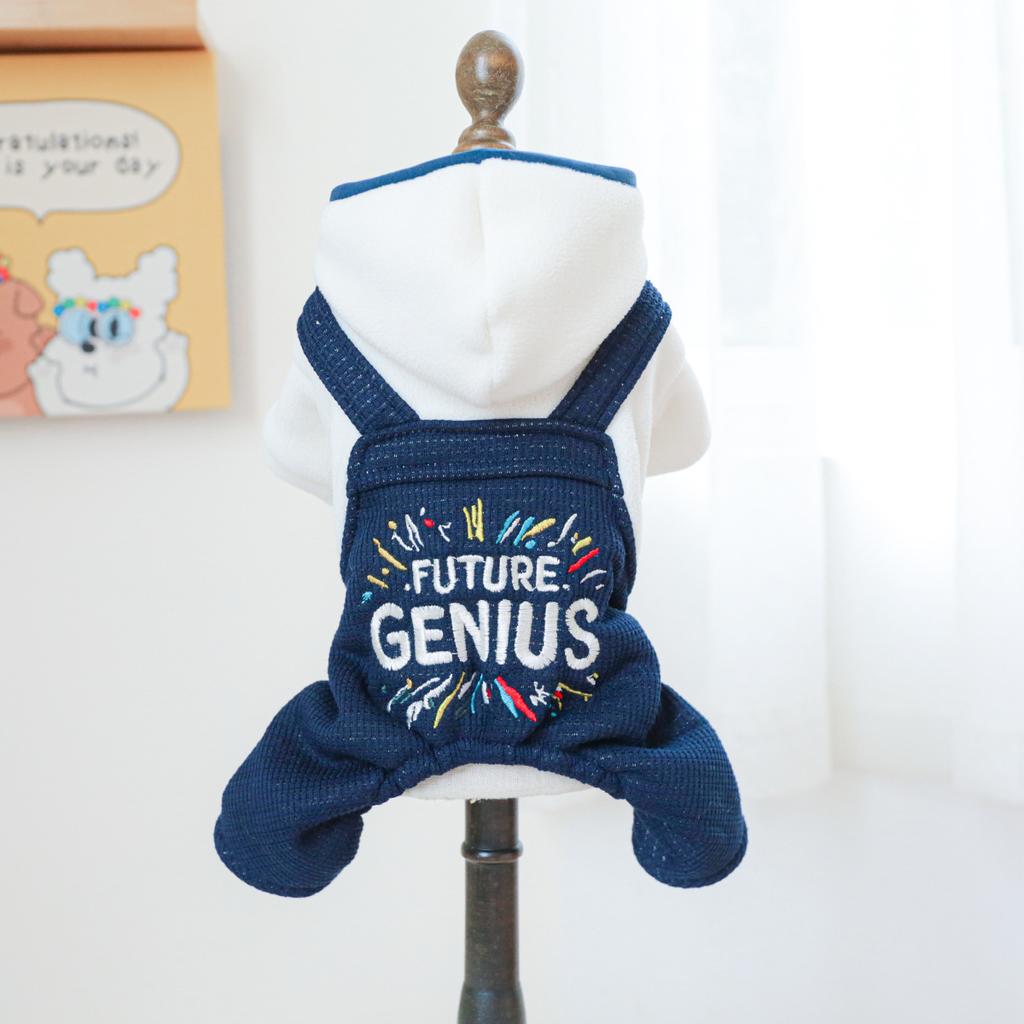 PETCIRCLE Pet Circle Dog Quad Pet Clothing Clothing Corduroy Good Friends Overalls Collection
