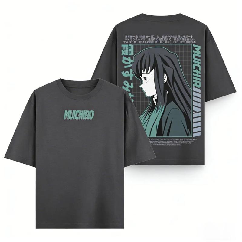 Demon Slayer Tokitou Muichirou Anime T Shirt Men Women Short Sleeve Tee Summer New Graphic Print Streetwear Casual Tops 2026 Y2k