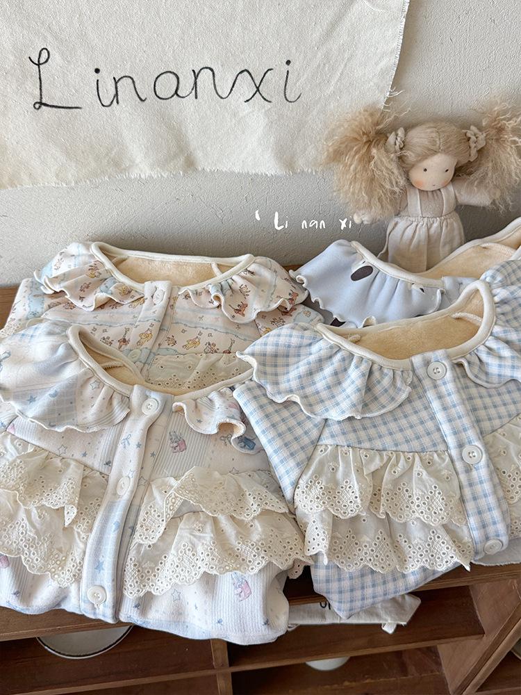 Girls' Winter Pajama Set - Cozy Autumn Homewear for Babies & Kids