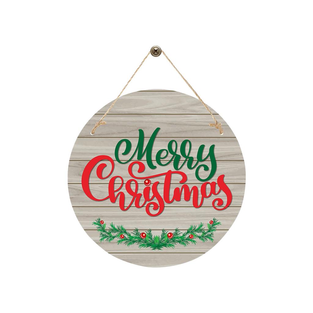 Christmas New Door Hanging Christmas Holiday Party Atmosphere Decoration Hanging Door Sign Customization