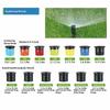 1Pcs Garden Lawn Irrigation Rotary Sprinkler Adjustable Ray Jet Nozzle Sprinkler With 90/180/270/360 Arc 5.5-8.0 Meters Range