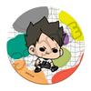 Plan 4 Leather Coaster M NG "Haikyu!!" [Michi Akagi] Everyone's Mochocho!