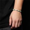 Bracciale alla Moda Fatto a Mano con Perline di Pietra Naturale, Regalo di Natale San Valentino, Design Resistente con Perline